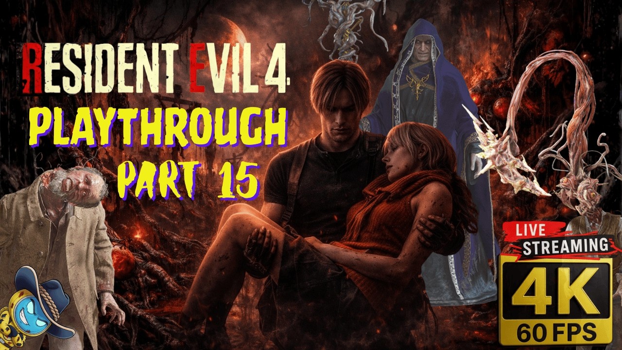 Resident Evil Remake - 4K60 🔴LIVE Playthrough - Part 15