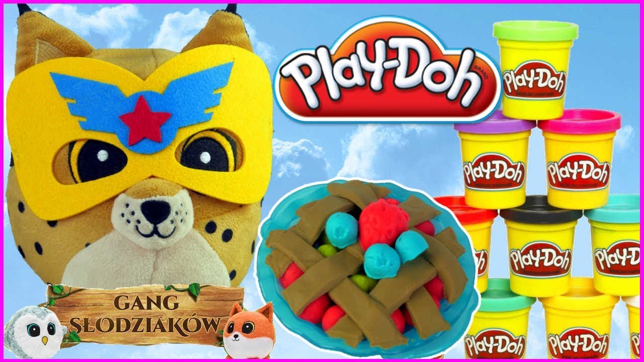 GANG SŁODZIAK&Oacute;W PLAY DOH 🐯 RYŚ RYSIO SUPER BOHATER 🦊 bajka po polsku &bull; Poziomka