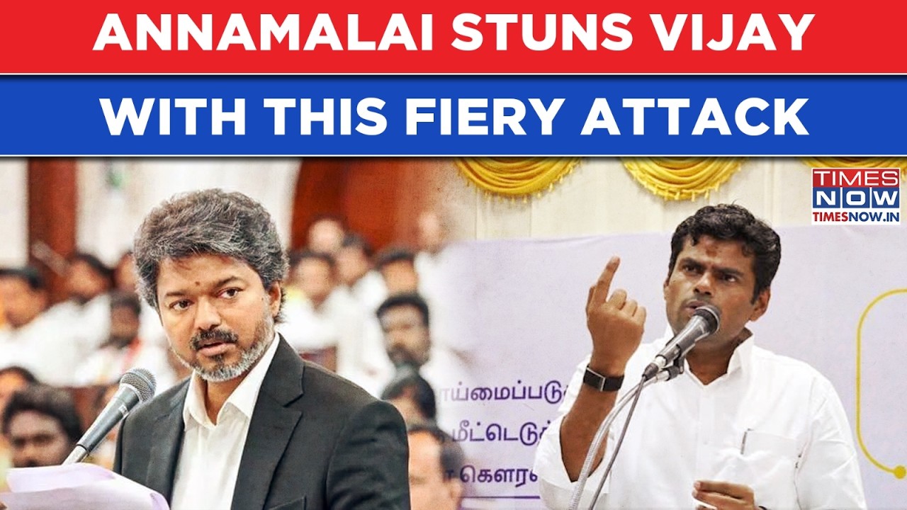 ANNAMALAI VS VIJAY | EX-BJP Leader Goes Ballistic Against Tamil Nadu CM's UK Visit: 'Dead Economy..'