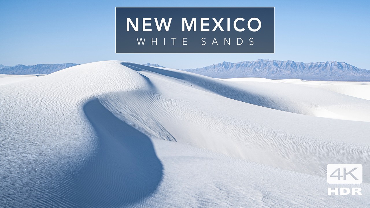 NEW MEXICO - WHITE SANDS National Park - Cinematic Walking Tour