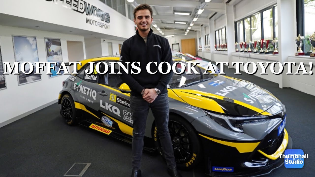 AIDEN MOFFAT JOINS TOYOTA SATELLITE TEAM!