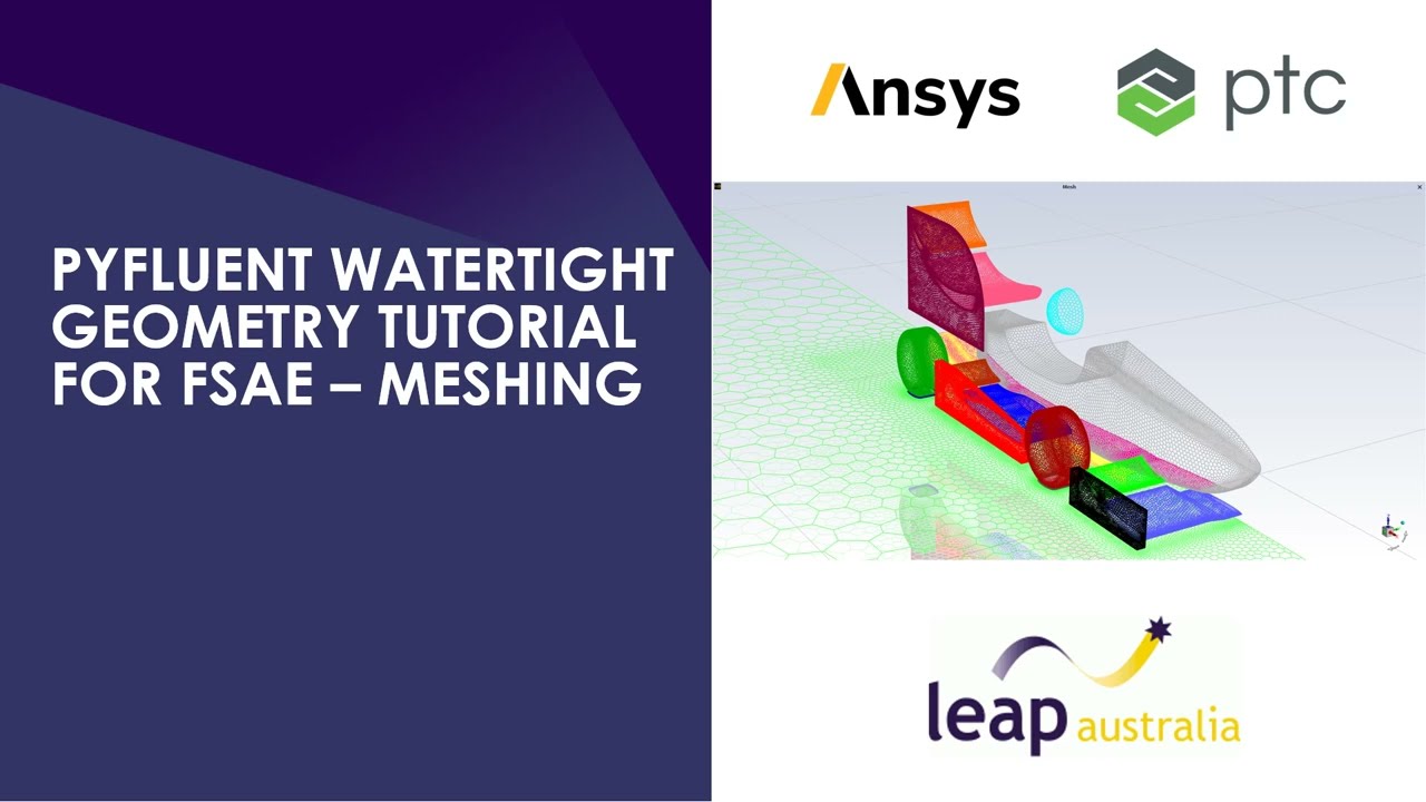 Ansys Fluent – Automate aerodynamics simulation using Pyfluent! (Part 1 of 2 - Meshing)