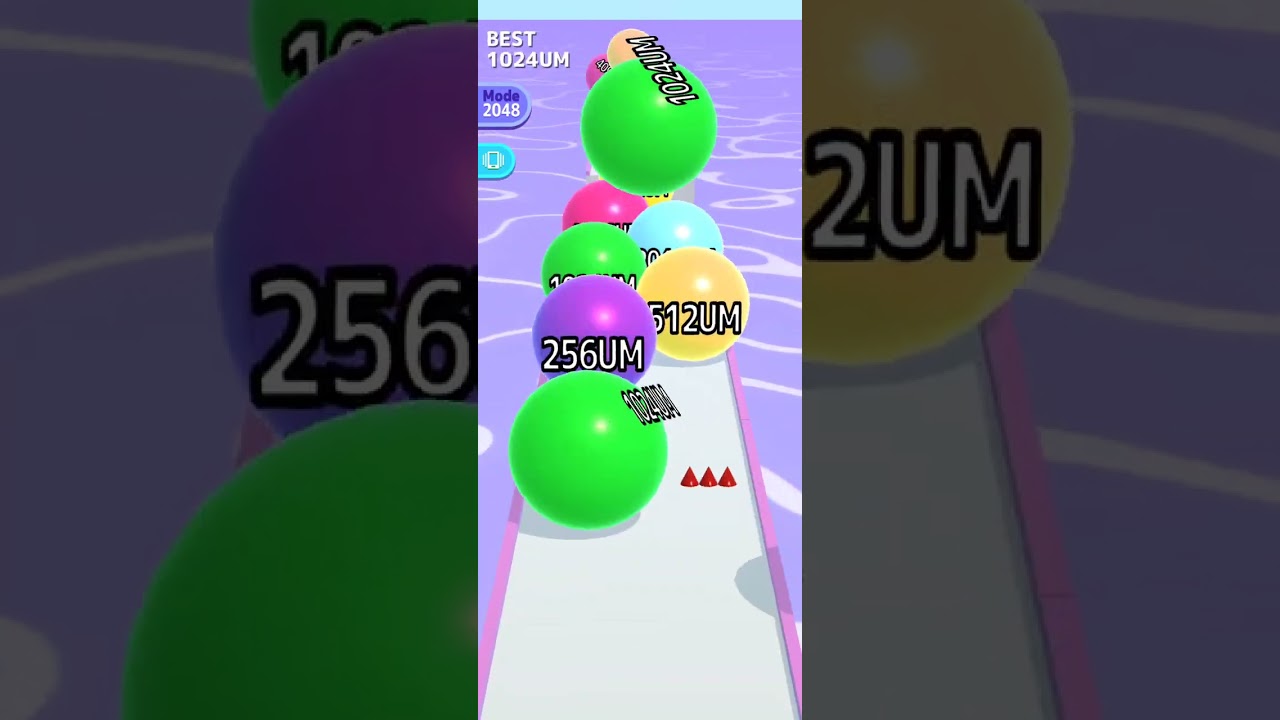 BALL RUN 2048 - INFINITY MODE GET 8192¶S (8192DNS) PART 4 16SQ TO 4096WE