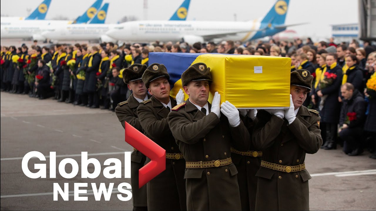 Iran plane crash: Bodies of victims returned to Ukraine in solemn ceremony at Kyiv airport