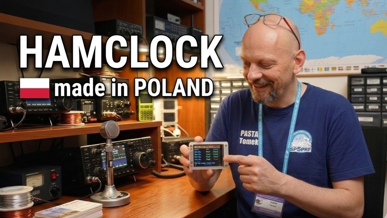 CYD ESP32 HAMCLOCK made in Poland.  Musisz to mieć...