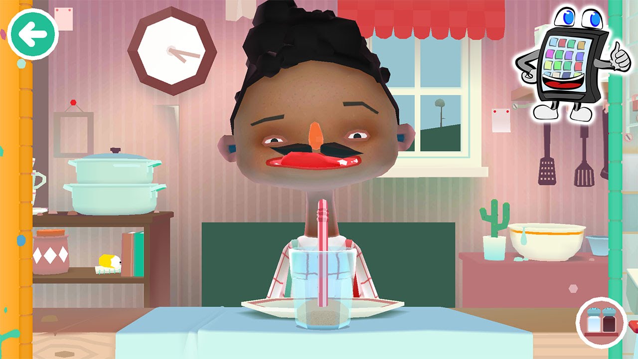 Toca Kitchen 2 App deutsch | Nina püriert Hähnchen und macht Shake draus - wie EKELIG