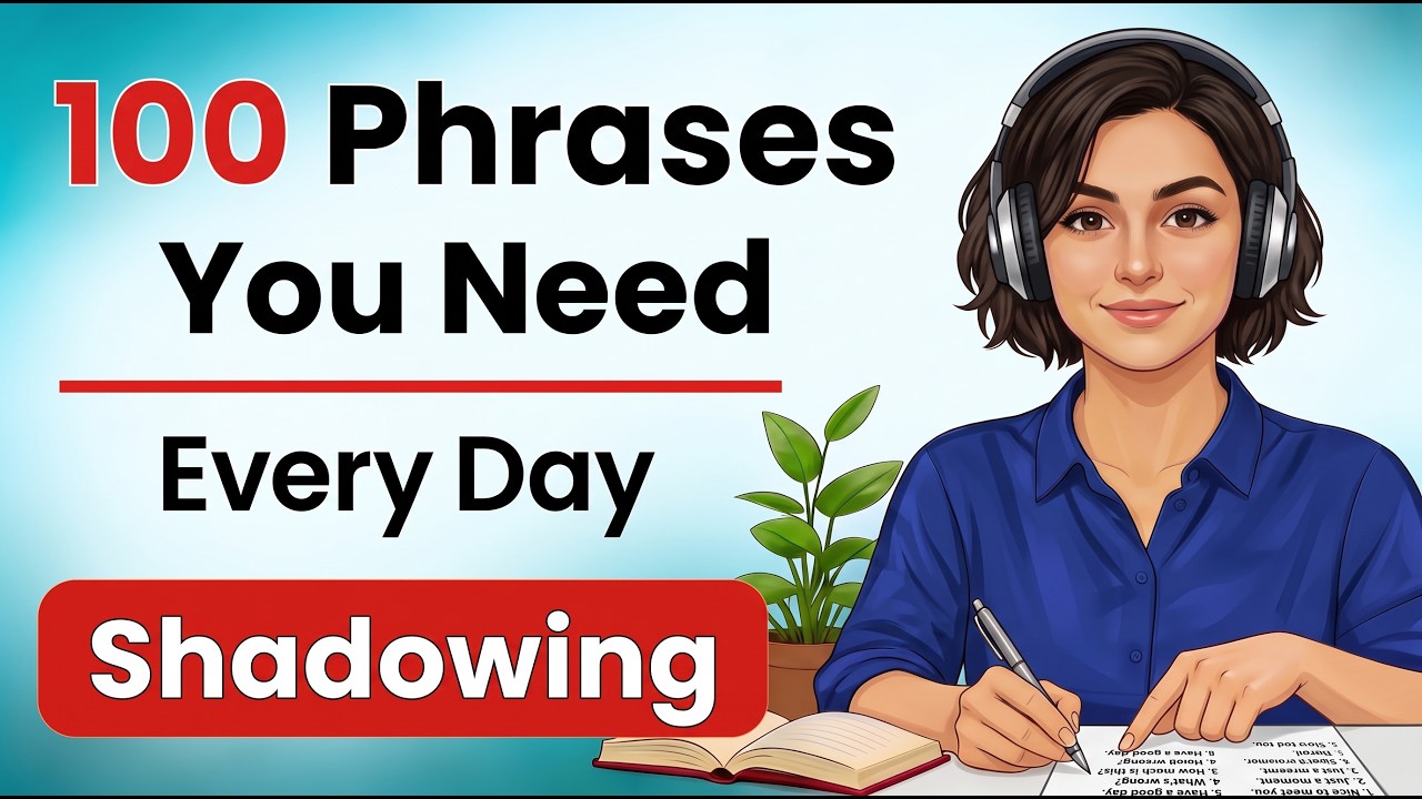 English Conversation Practice: 100 Everyday Phrases for Small Talk (A2-B1)