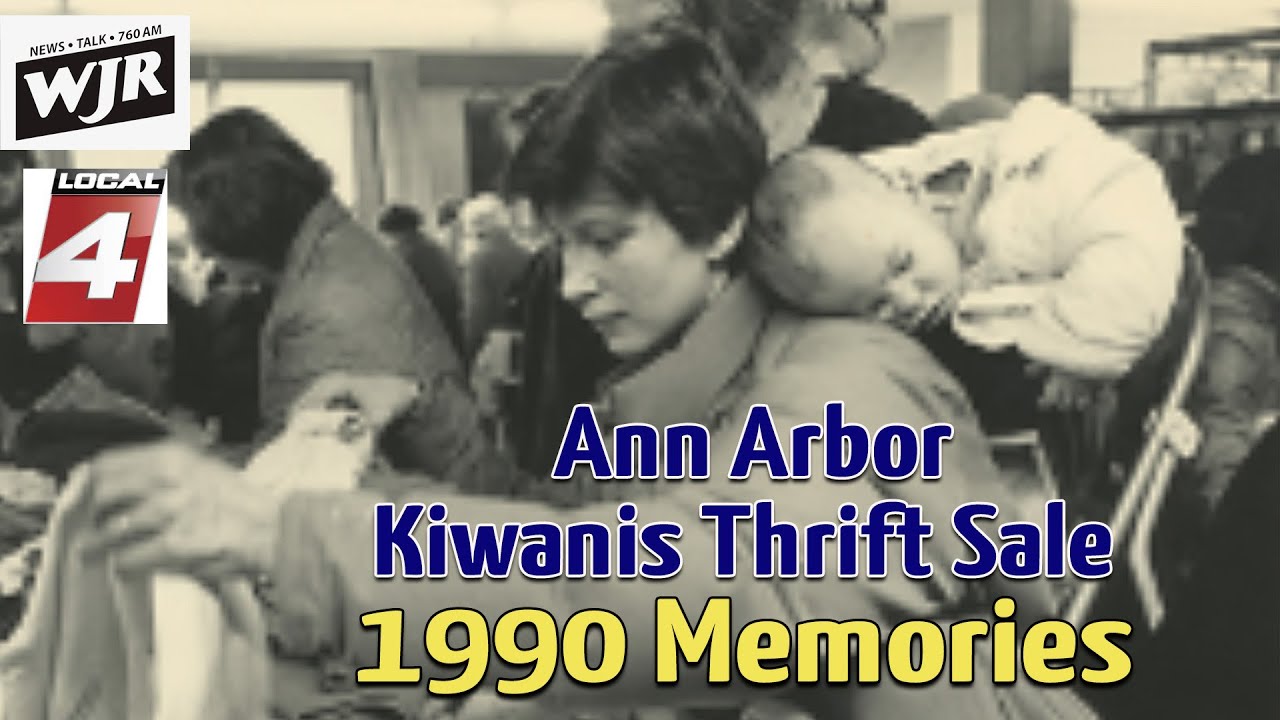 Kiwanis Thrift Sale - Customers by the car load- train car that is! (1990)