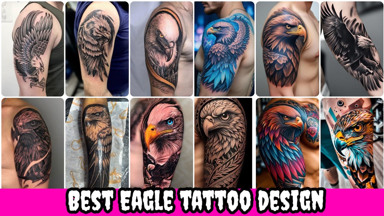 beautiful eagle tattoo design | eagle tattoo photo