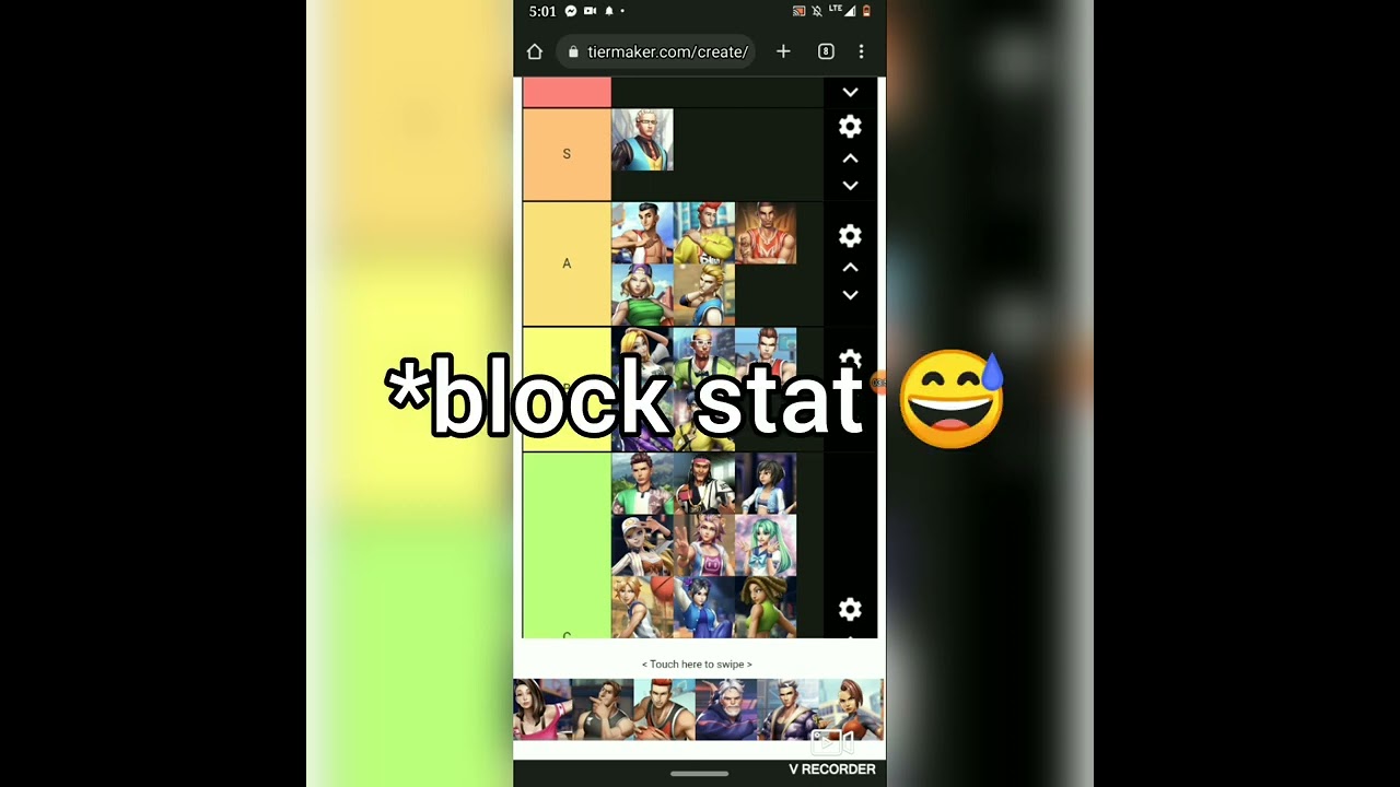 Streetball Allstar - DUNK BLOCKER TIER LIST