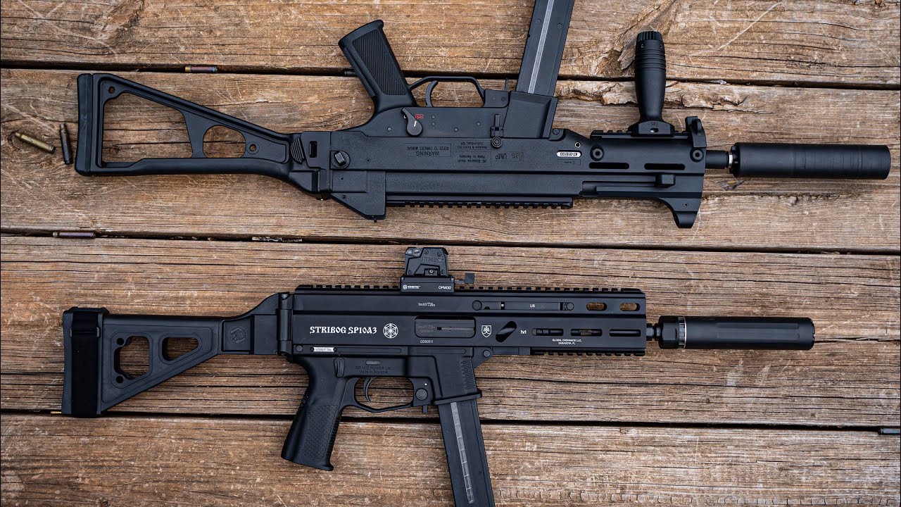 Stribog SP10A3 против HK UMP