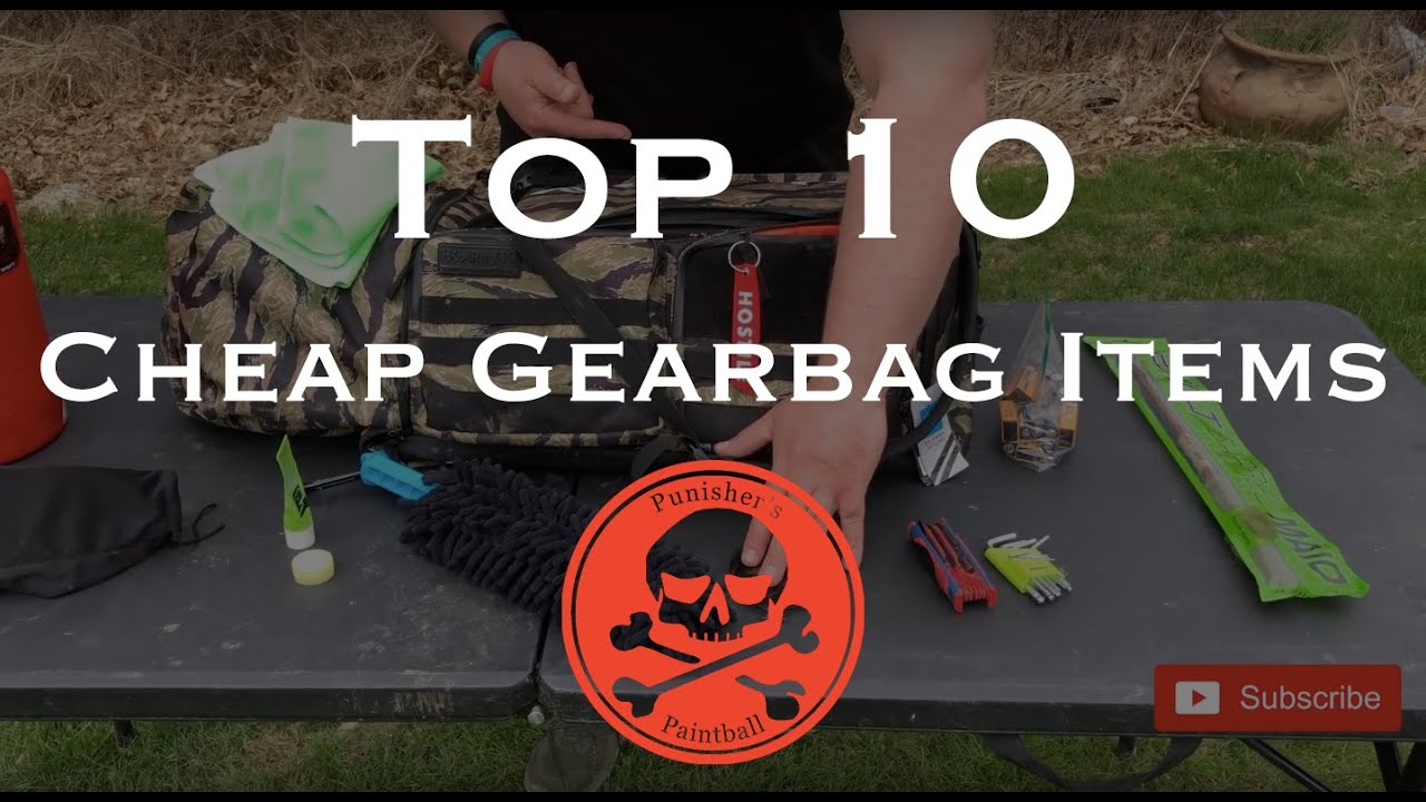 Top 10 Things in your Paintball Gearbag For Under $30!