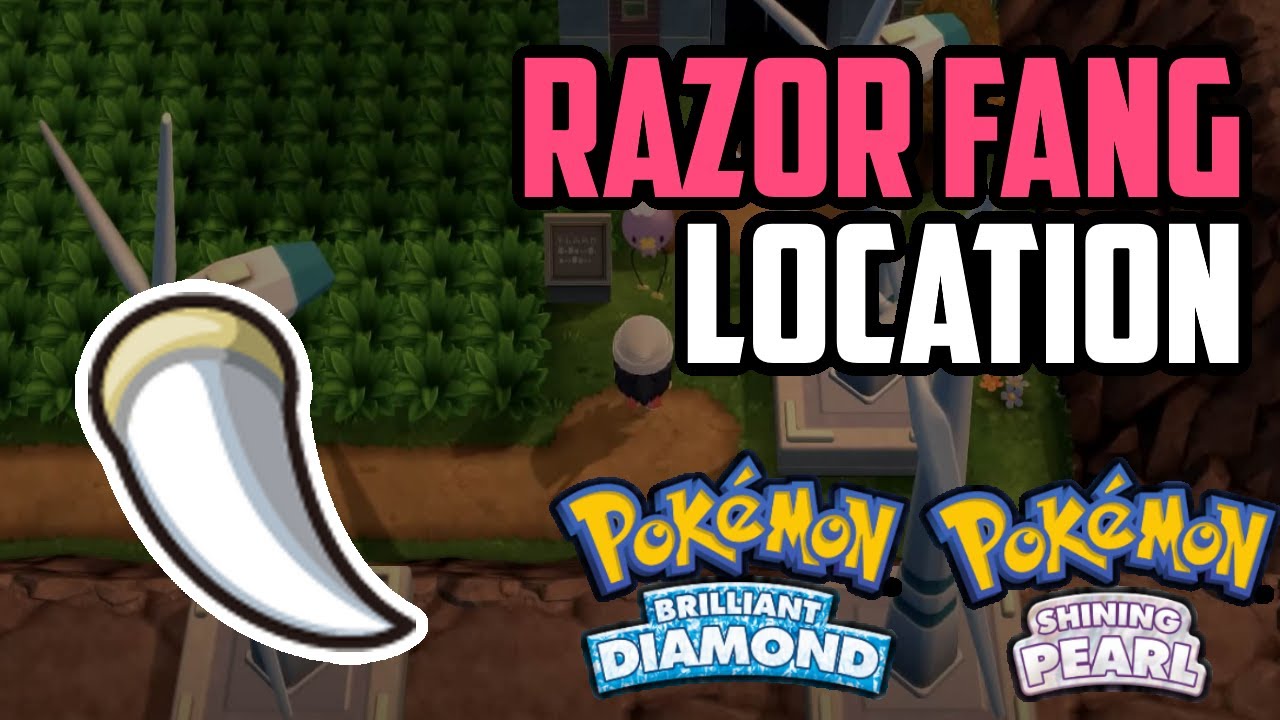 Where to Find Razor Fang - Pok&eacute;mon Brilliant Diamond & Shining Pearl (All Methods)