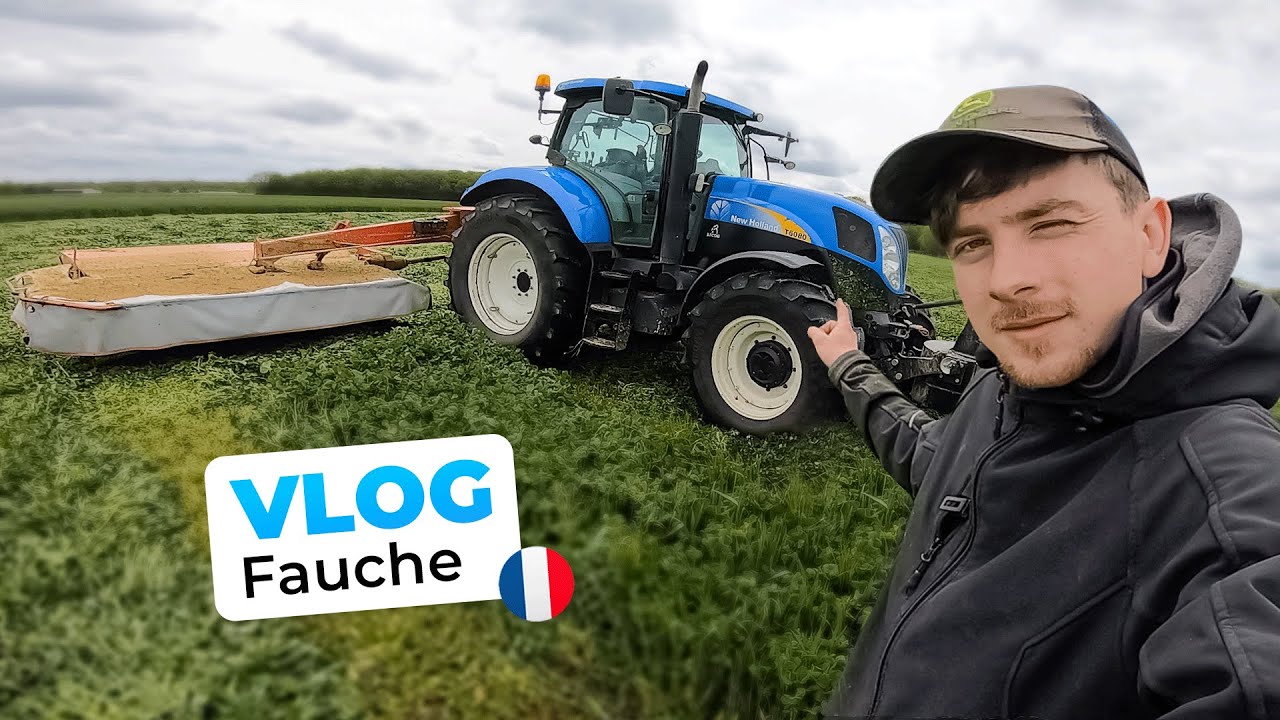 On FAUCHE du TRÈFLE entre 2 orages ! (Enrubannage 2021)