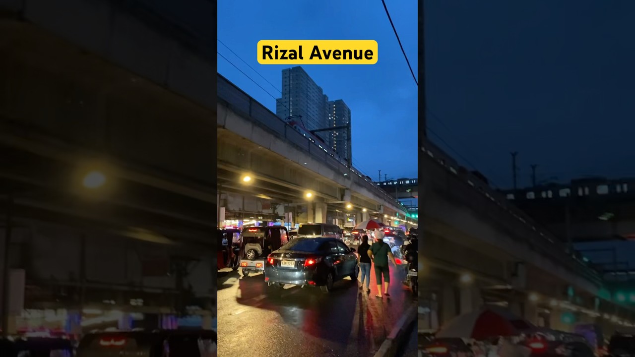Rizal Avenue Night Vibes #nightlife #traffic #shorts