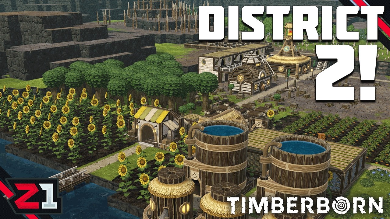 Creating A Second District To Prepare For BADWATER TIDES! Timberborn [E3]