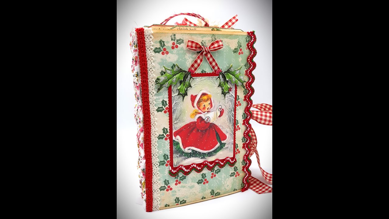 SOLD!!!  A VERY VINTAGE CHRISTMAS (1950s) RETRO JUNK JOURNAL REVEAL!