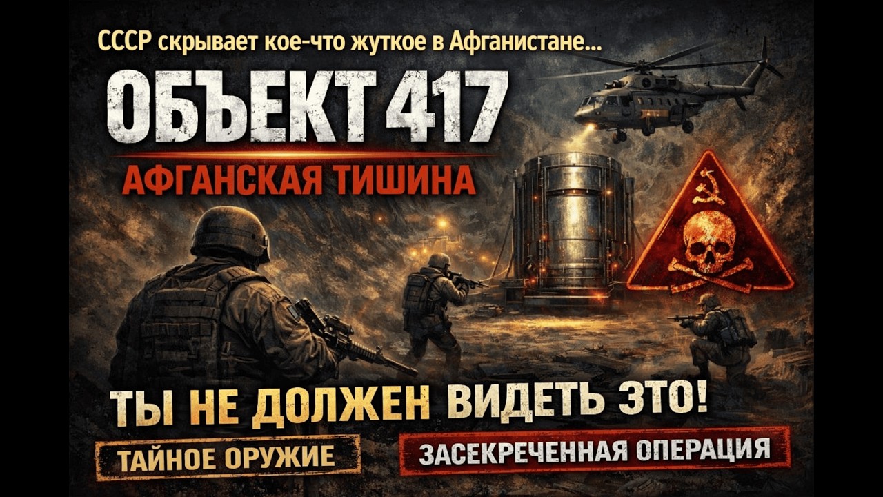 Объект 417. Афганская Тишина | Советский секретный проект