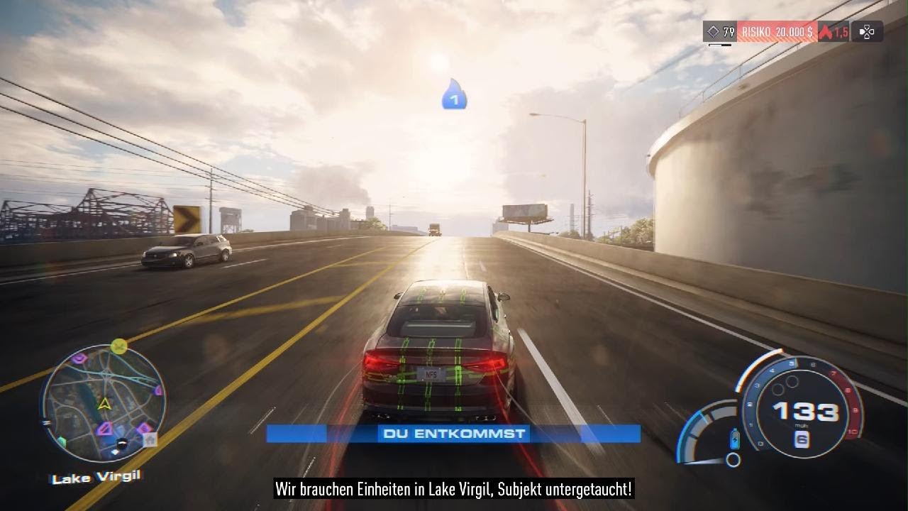 Need for Speed Unbound police with race 😒🔥