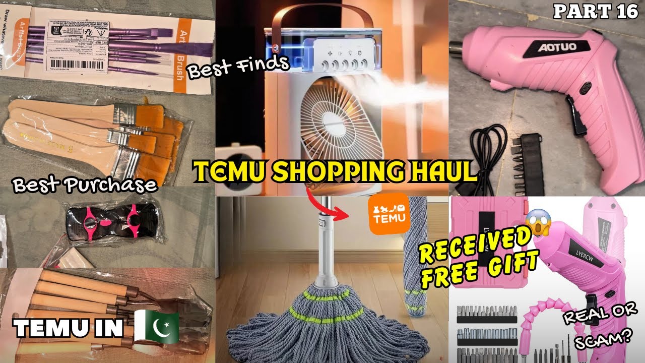 Unboxing Temu FREE Gift 😍 | Temu Shopping Review ❤️ | Cheapest Online Shopping ( MUST WATCH ) 😮
