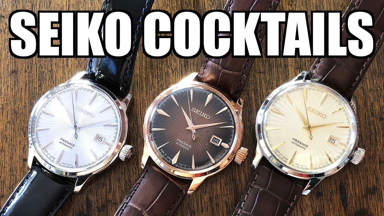 Сравнение часов Triple Seiko Cocktail Time Group (SRPB46J1 SRBP43J1 SRPC99J1) — Perth WAtch #401
