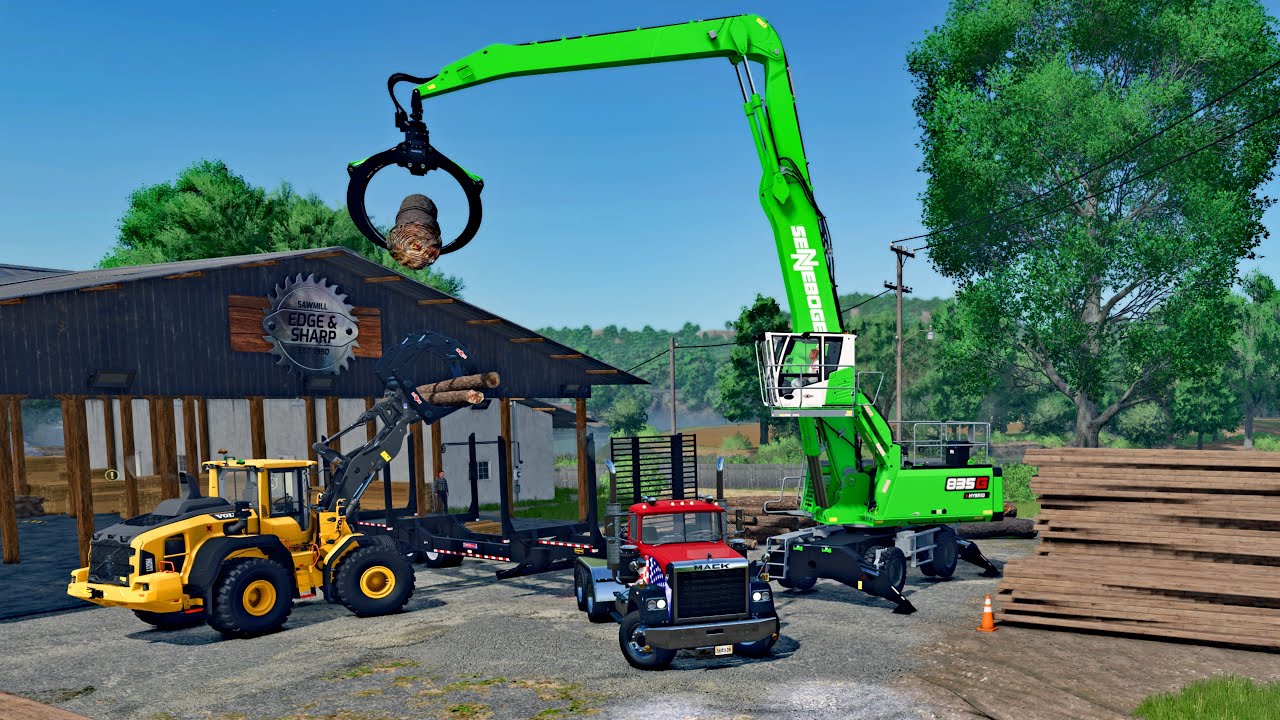 FS25 - Map Riverbend Springs 002 - Forestry, Farming and Construction - LS25