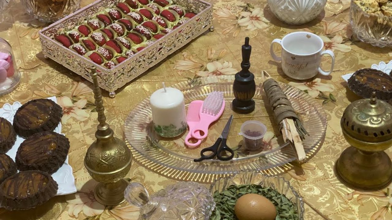 يوم حسانة بنتي✂️ حفلة بسيطة بالتقاليد و عادات يوم الاربعين❤️ الخطأ لي درت في بسطيلة الحوت