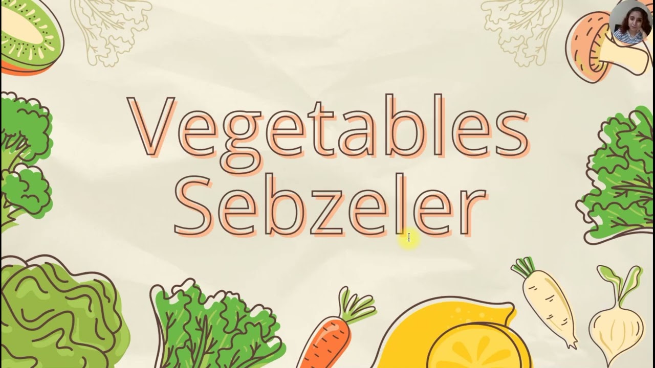 Fruits and Vegetables in Turkish