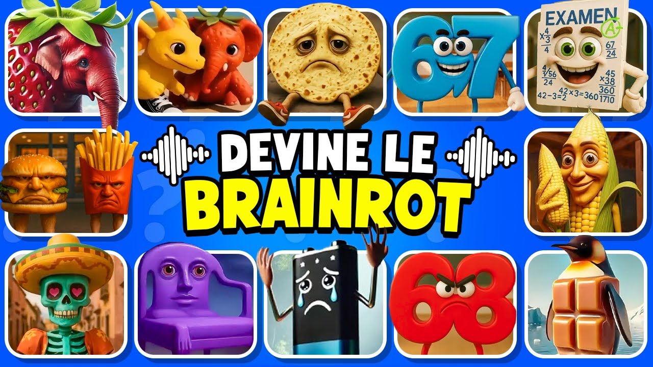 Devine les Animaux BRAINROTS ITALIENS 🤣 Potatung & Hamburgung, Sixty Eight, Corn Sahur