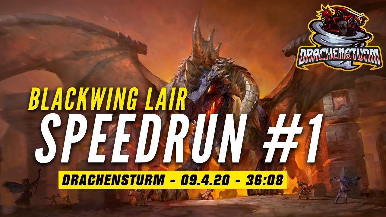 Drachensturm vs Blackwing Lair in 36:08, Warrior/Hunter PoV (EU-Patchwerk)
