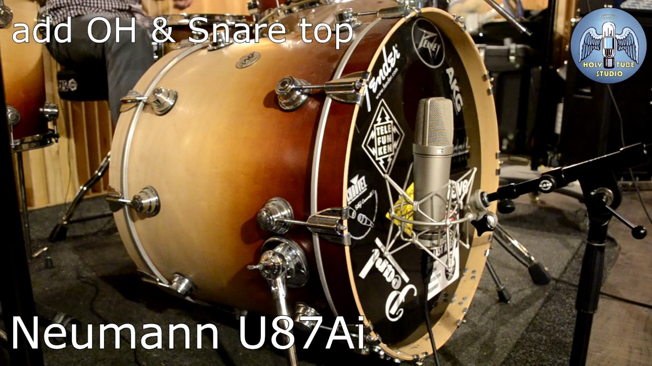 9 Kick Mic Shootout - Telefunken U47, C12; Neumann U87; Audio-Technica AE2500