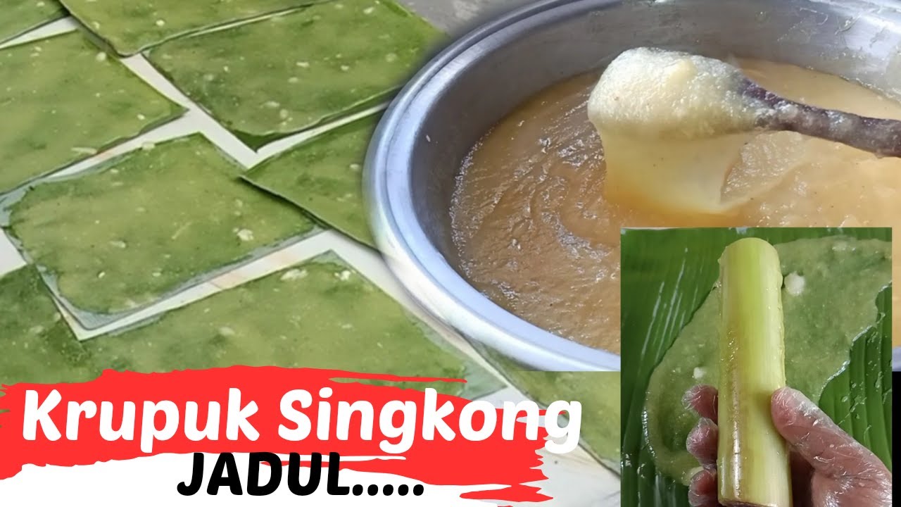 CARA MEMBUAT KERUPUK SINGKONG PARUT YANG RENYAH DAN GURIH
