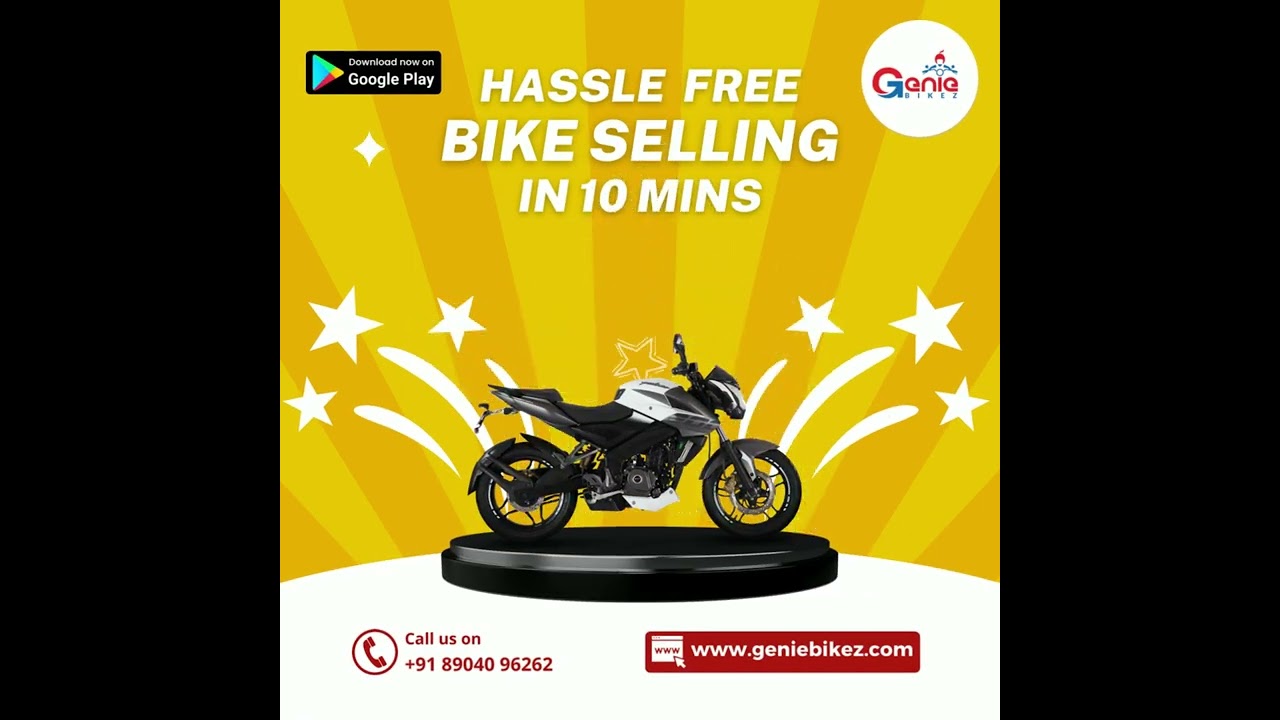 SELL YOUR BIKE IN 10 MINS ON GENIE BIKEZ | INDIA'S NO.1 ONLINE BIKE SELLING PLATFORM ...