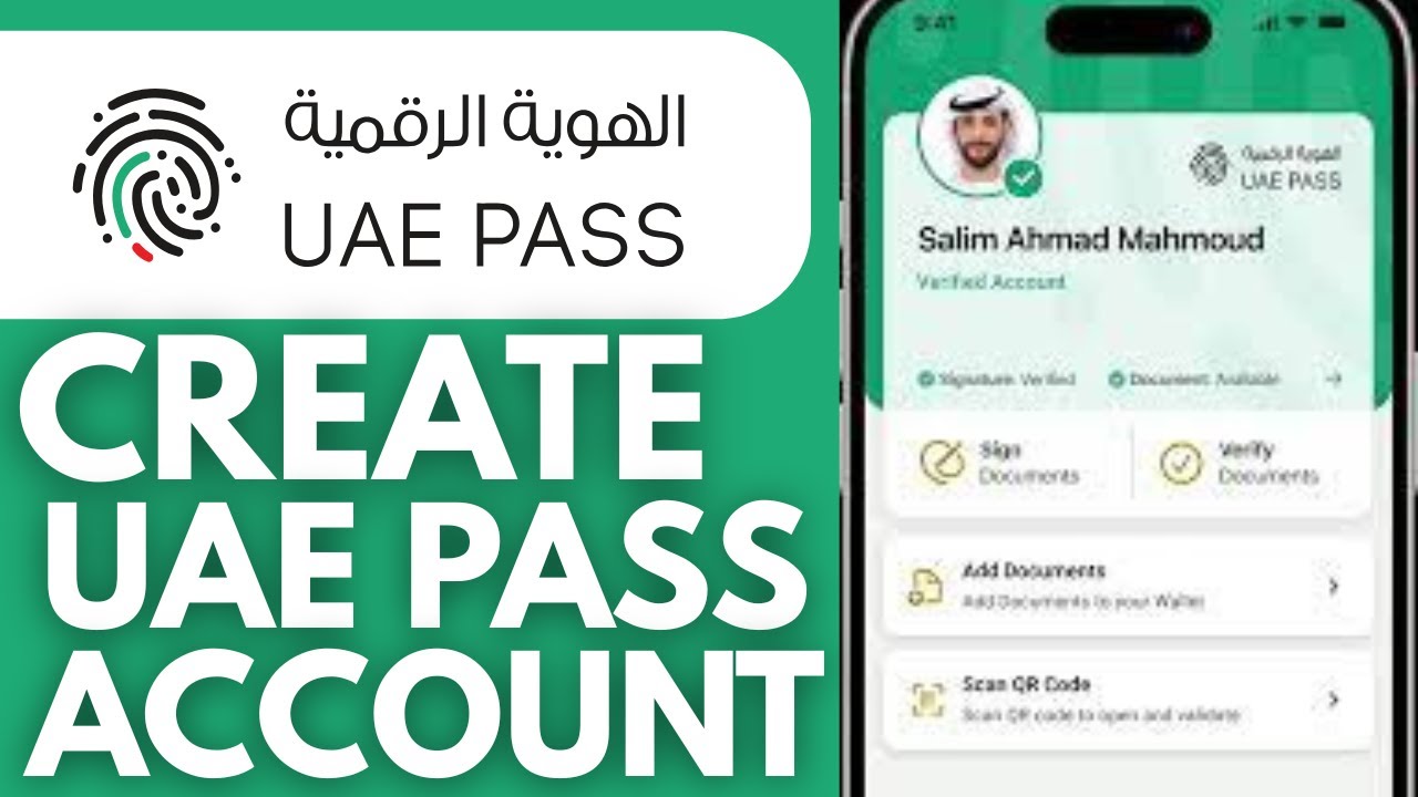 How To Make UAE Pass Account (EASY TUTORIAL) on how to open uae pass account