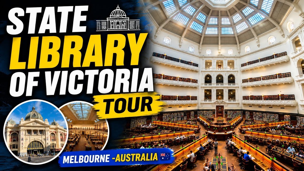 State Library of Victoria Tour - Melbourne - Australia