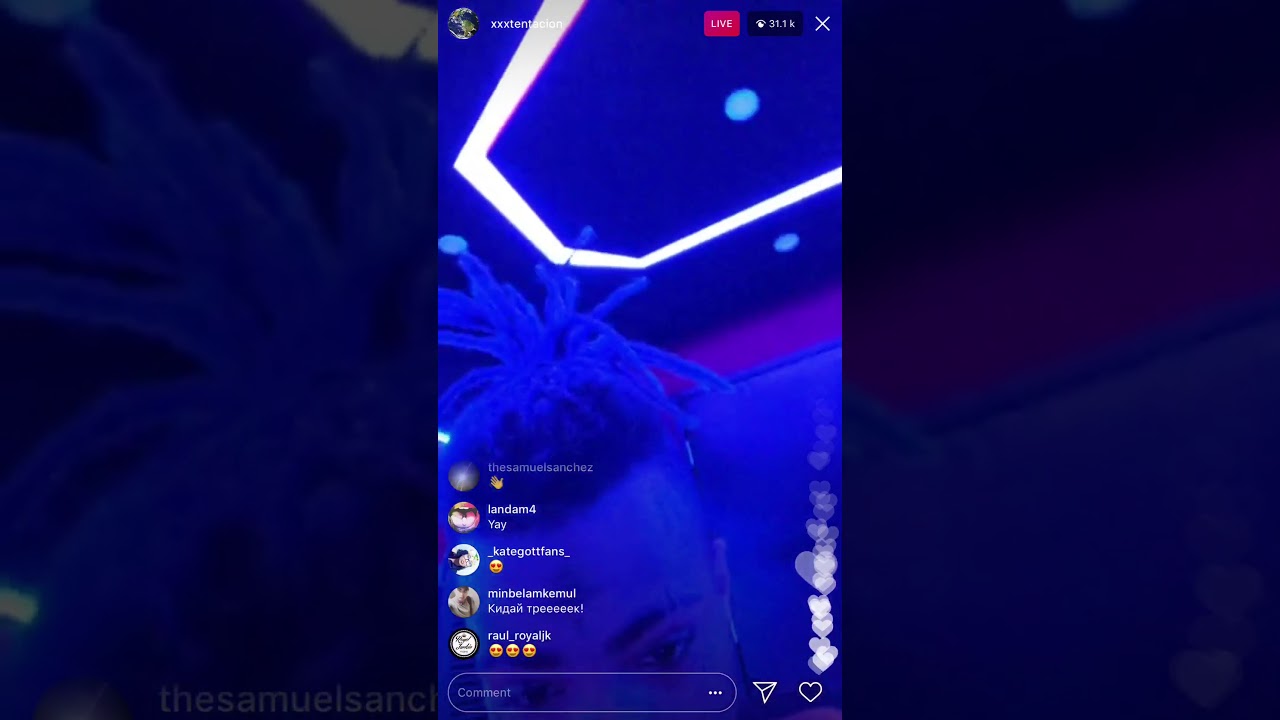 XXXTENTACION NEW SONG (Instagram live stream) 2018