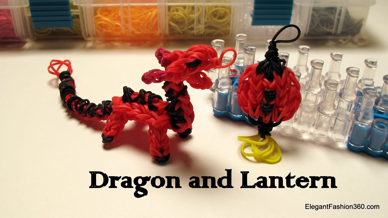 Фигурка-подвеска Rainbow Loom Dragon &mdash; как сделать