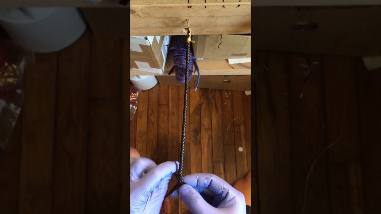 how to make a bolo tie cord part 2