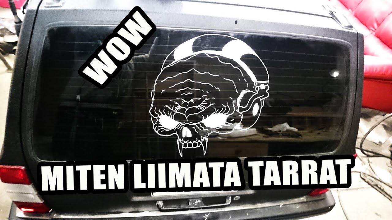 #PN | Miten liimata tarra autoon