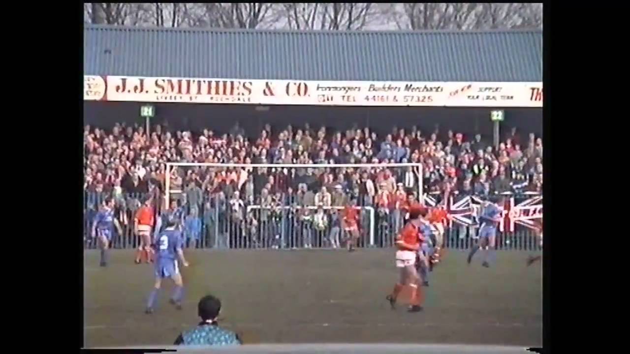 Rochdale AFC  v Blackpool FC 1992