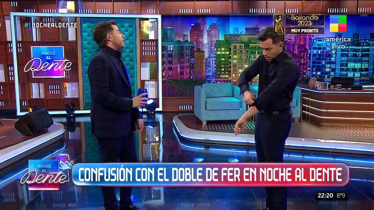 El DOBLE de FER DENTE lo visit&oacute; EN VIVO en su PROGRAMA