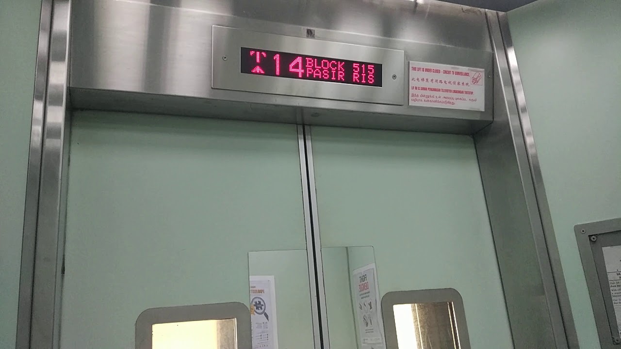 Block 515 Pasir Ris Fujitec Elevator Lift B