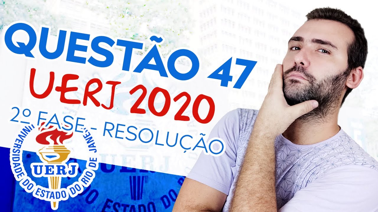 UERJ 2020 - QUESTÃO 47 DE GEOGRAFIA - RESOLUÇÃO 2° EXAME DE QUALIFICAÇÃO