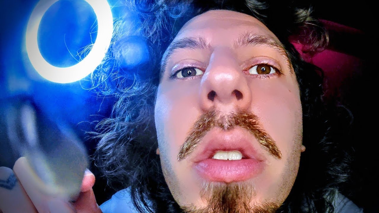 ASMR POV: DRAWING ON YOUR FACE (Actual Camera Touch) SCRATCHING, LENS TAPPING, WHISPERING for SLEEP