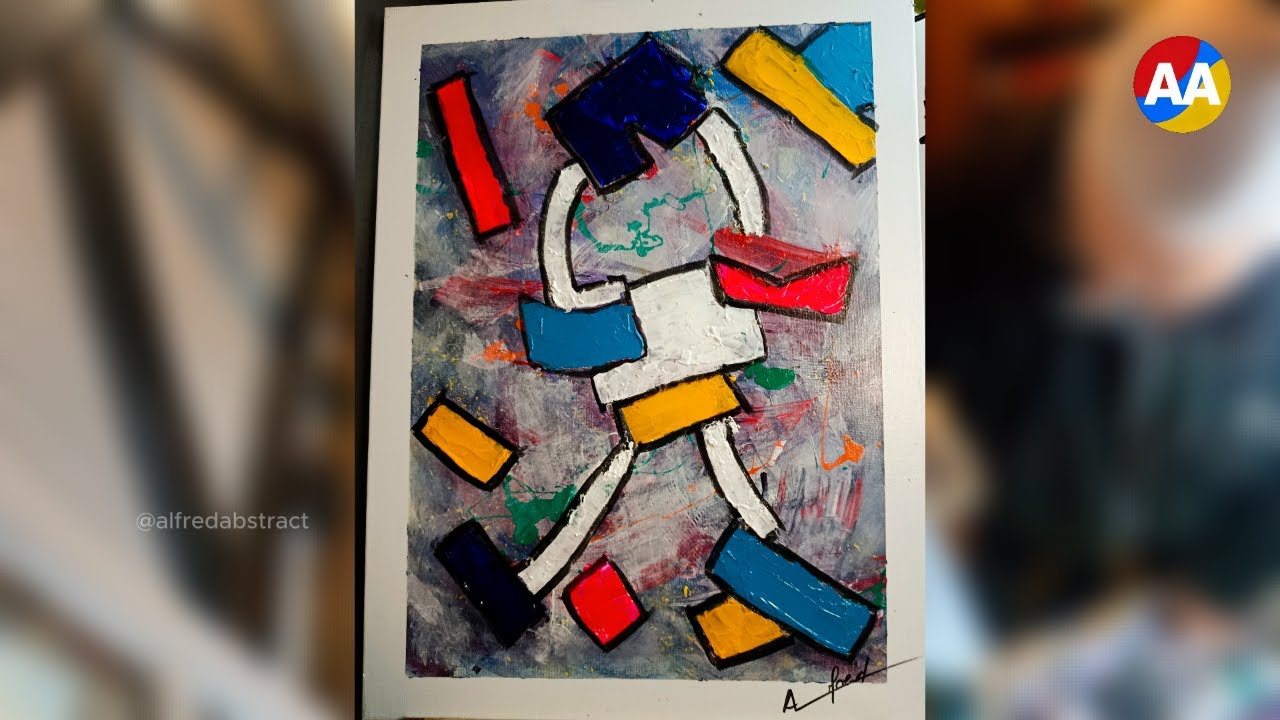 Abstract Art and Emotions: Intuitive Acrylic Painting | Harlequin | Alfred Abstract