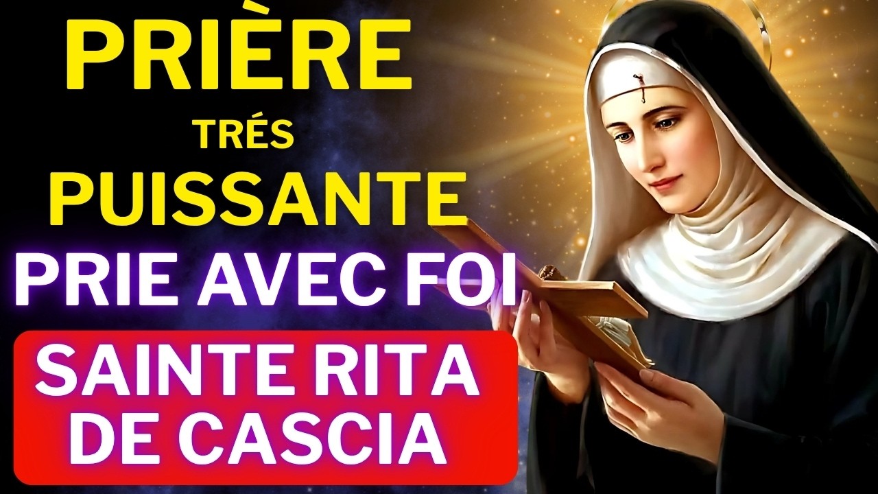 PRIÈRE À SAINTE RITA - ÉCOUTEZ CETTE PRIÈRE UNE SEULE FOIS POUR DÉBLOQUER TOUTE SITUATION