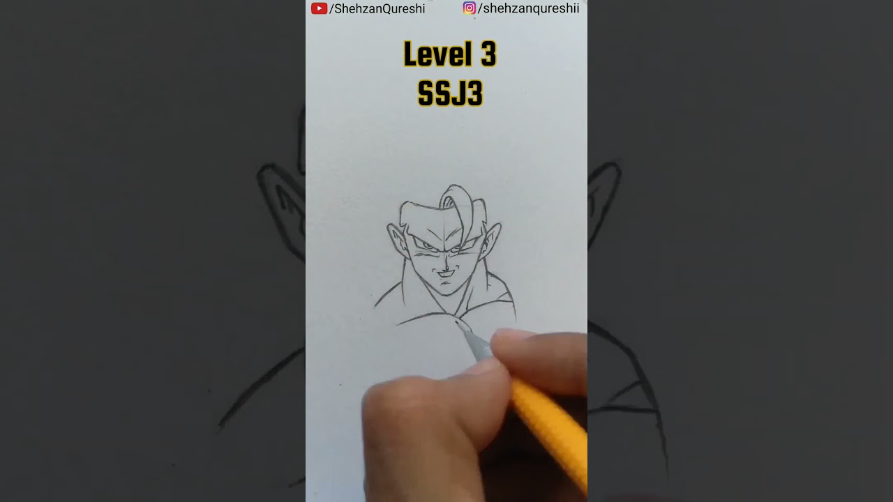 Which Level of Goku You Like?😉 - Drawing Goku All Forms