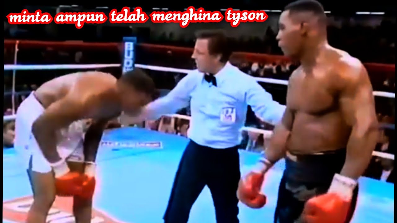 DENDAM KESUMAT :Tyson menghabisi petinju yang merendahkan harga diri nya