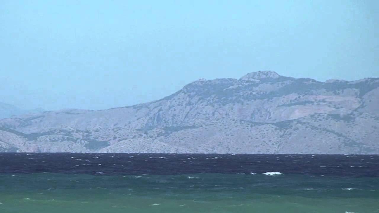 Stormy summer day in Tholos