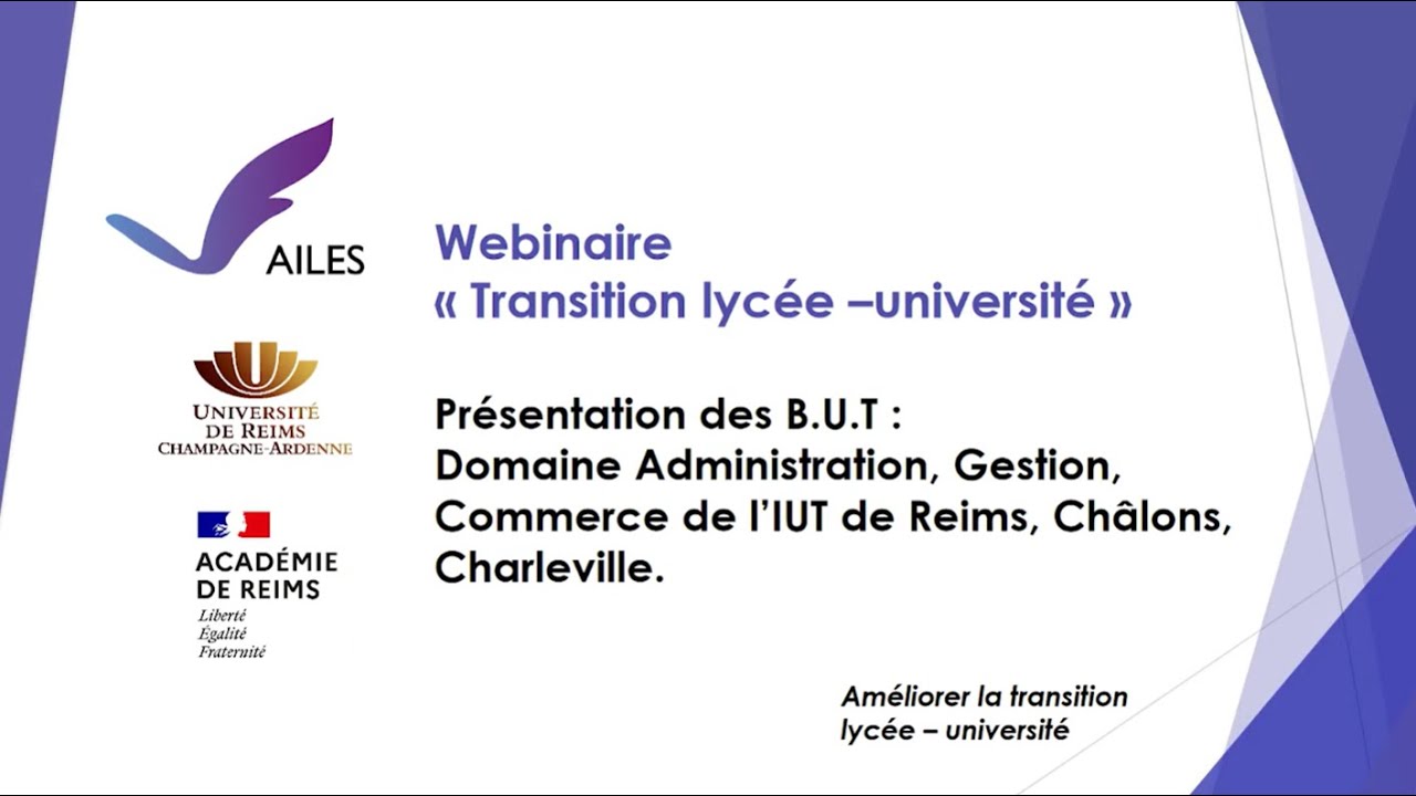 Présentation des B.U.T Administration, Gestion, Commerce.